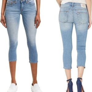 True Religion Light Blue Ankle Jeans Size 30/12